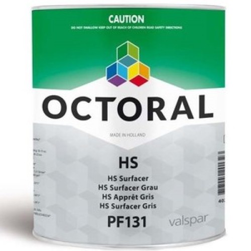 Octoral PF131 HS Primer Surfacer with Fast Hardener 3.5Litre Kit Grey