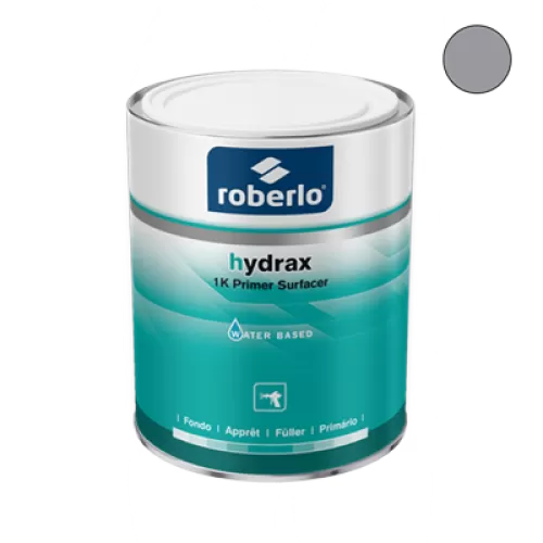 Roberlo Hydrax 1K Waterbase Primer 1Ltr Grey