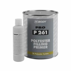 HB BODY P261 POLYESTER SPRAY FILLER PRIMER WITH HARDENER 1LTR