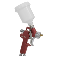 HVLP Gravity Feed Touch-up Spray Gun 0.8mm Set-up