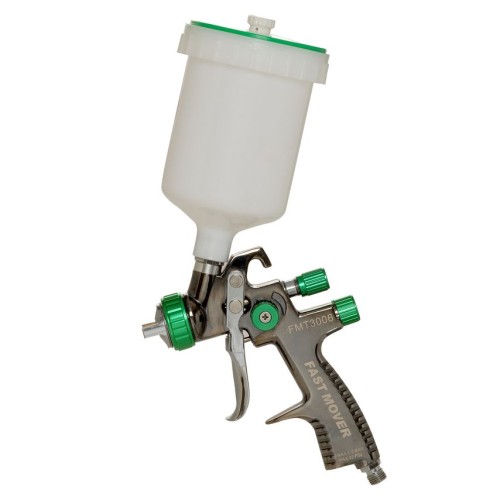 LVLP Gravity Spray Gun, 600cc Pot, 1.3mm Nozzle Set Up