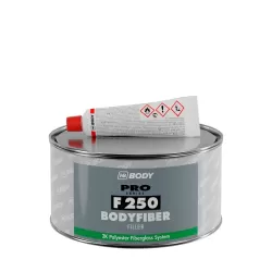 HB BODY F250 BODYFIBRE 2K FIBREGLASS FILLER 1.5KG WITH HARDENER