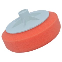 Orange Compounding Polishing Sponge Mop Head 14mm Fixed Head
