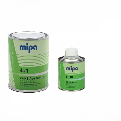 Grey Mipa 4 + 1 PRIMER 1ltr + 500ml Hardener