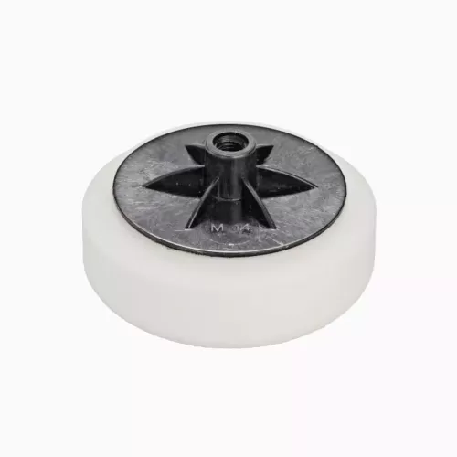 White Compounding Head Polishing Sponge Foam Mop Head 6" With Backing Plate