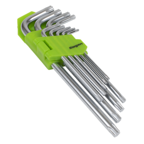 Siegen Long TRX-Star* Key Set 9pc - S01262