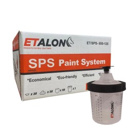 ETALON SPS Paint Cup System 650ml - 125micron - PK50 Lids, Liners, Plugs & Cup